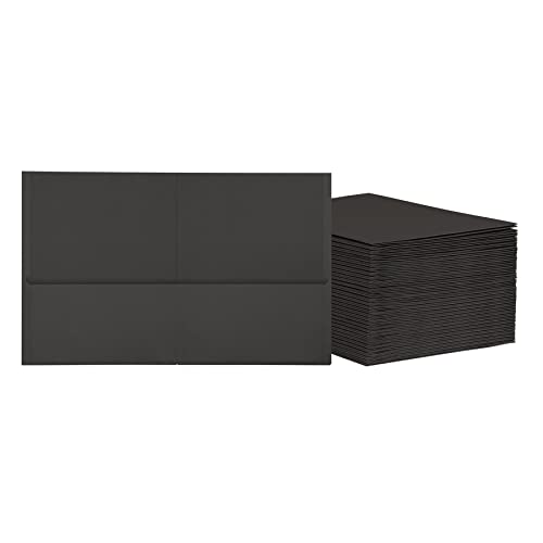 Oxford 2 Pocket Folders Mega Box of 125 Textured Paper Folders Black Letter Size Essentials for School  Teacher Supplies Lists 57542