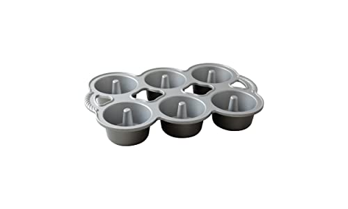 Nordic Ware Mini Angel Cakes Pan 6Cup Graphite