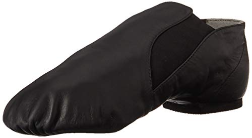 Bloch Dance Men39s Elasta Bootie Leather and Elastic Split Sole Jazz Shoe