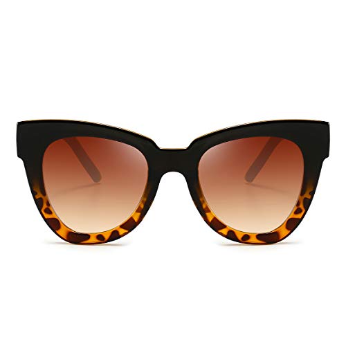 Dollger Retro Cat Eye Sunglasses Women Men Vintage Square Tortoise Shell Fashion Cateye Sunglasses