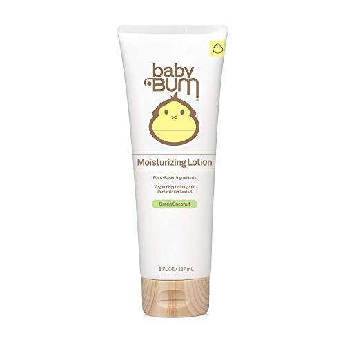 Baby Bum Everyday Lotion  Moisturizing Baby Body Lotion for Sensitive Skin with Shea and Cocoa Butter Banana Coconut  Gluten Free and Vegan  8 FL OZ