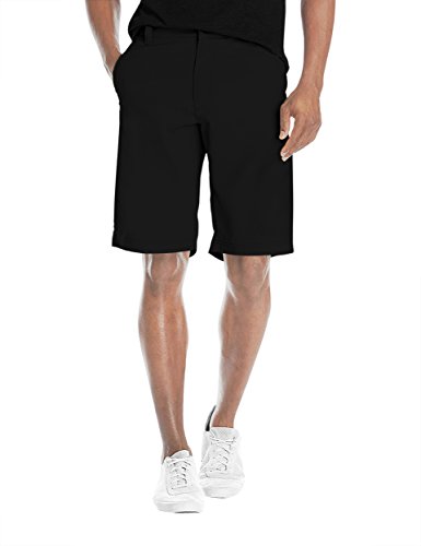 Agile Mens Casual Summer Flat Front Essential Stretch ShortsCargo Shorts with Pockets