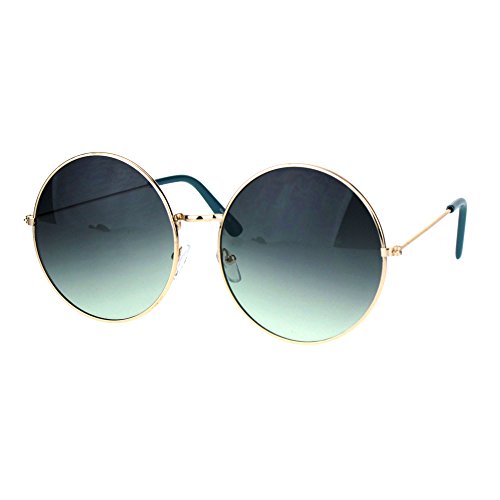 Hippie Round Lens Sunglasses in the Traditional Oversized Joplin Style