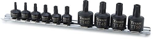 Titan Tools  7Pc 12 Dr Star Impact Bit S 42977One Size