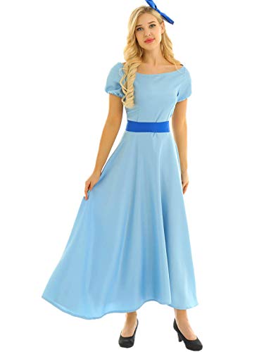 FEESHOW Adult Womens Princess Party Dress Halloween Dressing Up Cosplay Costume