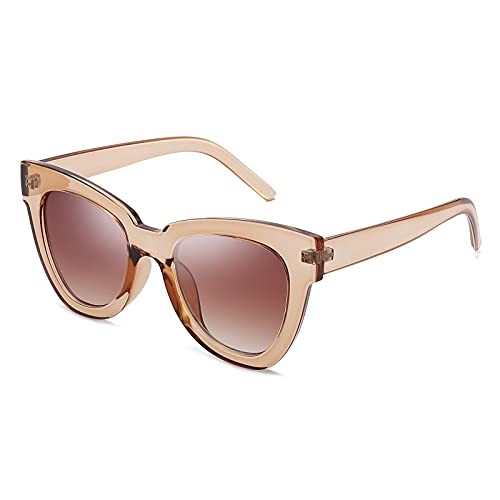 Dollger Retro Cat Eye Sunglasses Women Men Vintage Square Tortoise Shell Fashion Cateye Sunglasses