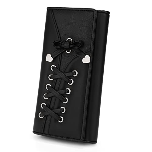 UTOWalletforWomen Large Capacity PU Leather Pink Card Holder Phone Case Zipper Pocket Purse Clutch 204