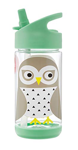 3 Sprouts Water Bottle  Kids Small Spill Proof 12oz Plastic Spout Water Bottle