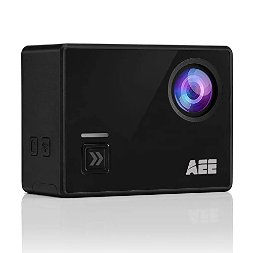 AEE Shadow Action Camera 4K Ultra HD Waterproof 130 ft Camcorder 18 Touchscreen Time Lapse Sports Camera Builtin WiFi