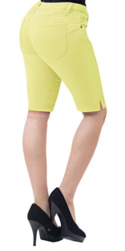 Womens Butt Lift Stretch Bermuda City Shorts by Hybrid  Co 115Inch Inseam