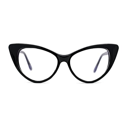 Classic Gothic True Cat Eye Frame Blue Light Filtering Computer Glasses