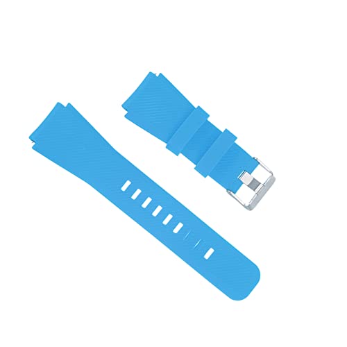 uxcell Rubber Watch Band Unique Design Replacement Silicone Watch Strap