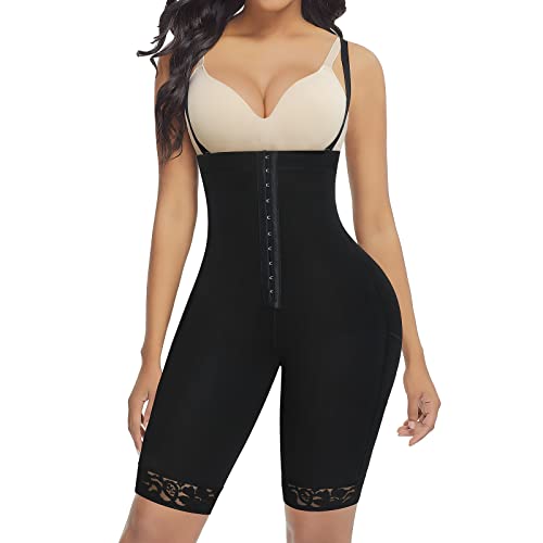 FeelinGirl High Waist Tummy Control Faja Butt Lifter Panties Full Body Shaper for Women Compression Shapewear Bodysuit