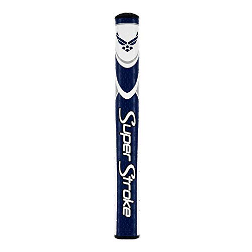 SuperStroke Military Golf Putter Grip Mid Slim 20  CrossTraction Surface Texture and Oversized Profile  Even Grip Pressure for a More Consistent Stroke  NonSlip Grip