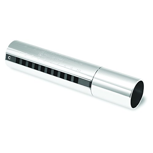 The Suzuki PH20G is a diatonic harmonica with ten holes and a pipe humming easy vibrato