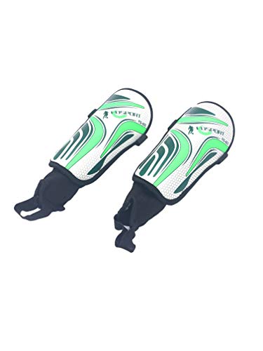 Silfrae Soccer Shin Guards Adjustable Leg Pads Impact Resistance Child and Adult 1Pair