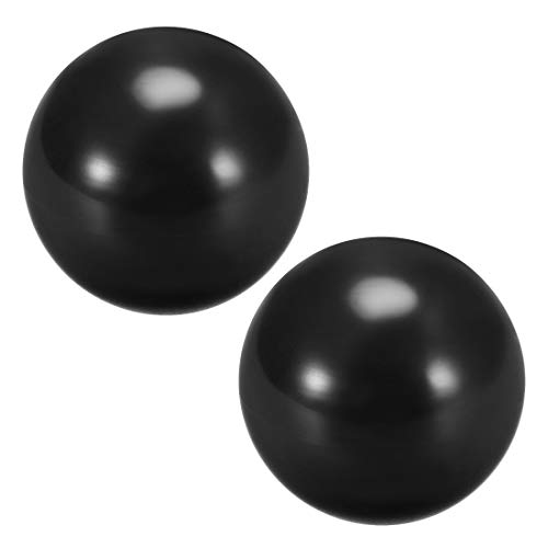 uxcell Joystick Ball Top Handle Rocker Round Head Arcade Fighting Game DIY Parts Replacement Black 2Pcs