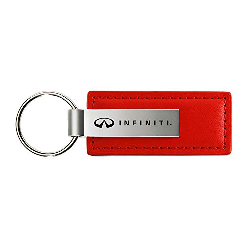 Red Leather Infiniti Car Key Fob