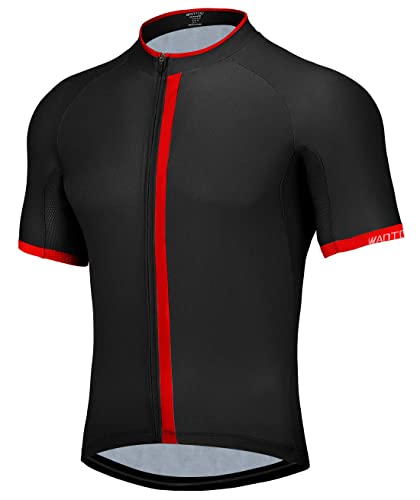 Wantdo Men39s Cycling Jerseys Mountain Bike MTB Jersey Short Sleeve Bike Shirts Breathable Quick Dry Cycling Clothing