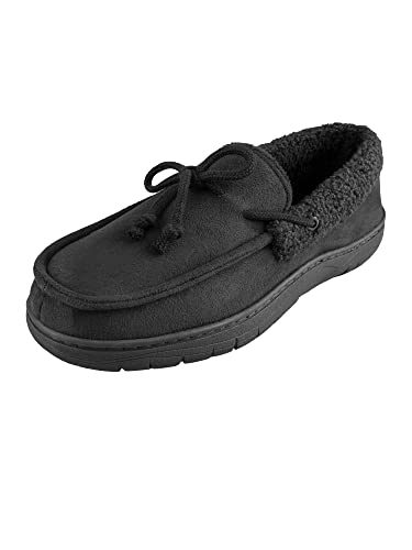 Hanes Men39s Textured Moccasin Slipper