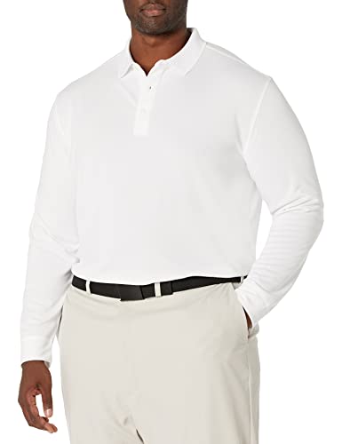 Callaway Men39s Long Sleeve Solid Golf Polo Shirt