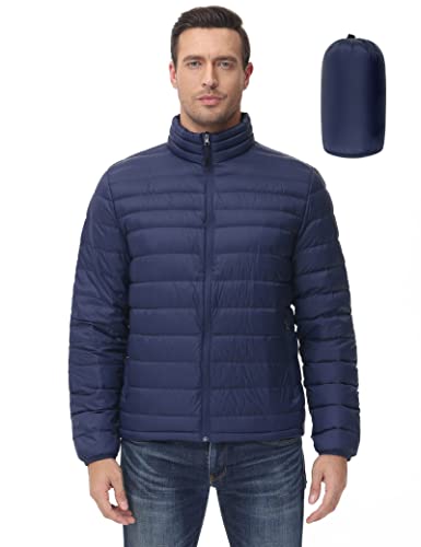 Royal Matrix Men39s Down Puffer Jacket Winter Packable Puffer Jacket Lightweight Down Jacket Warm Puffy Jacket