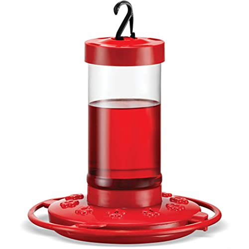 SEWANTA Hummingbird Feeder 16 oz Plastic Hummingbird Feeders for Outdoors  Humming Bird Feeders  Perch With 10 Feeding Ports  Wide Mouth for Easy Filling2 Part Base for Easy Cleaning