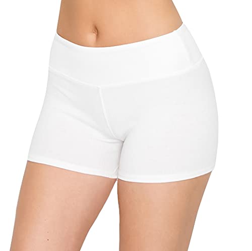 ALWAYS Women39s Ribbed Yoga Shorts  Premium Soft High Waist Rib Knit Short Pants