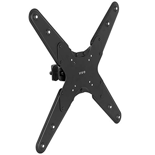 VIVO Universal Pole Mount 32 to 55 inch TV Arm Bracket with Removable 75x75mm to 400x400mm VESA Plate Fits up to 19 inch Tubing MOUNTPOLE4A