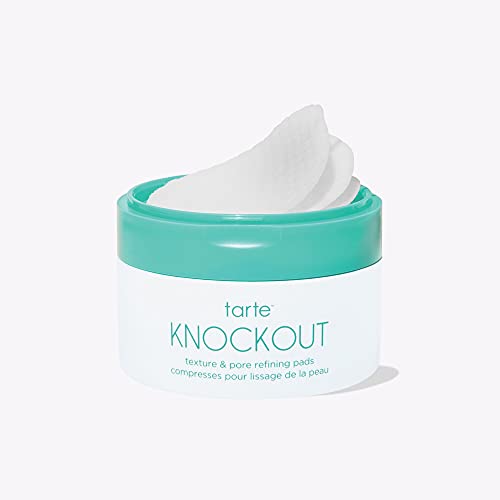 Knockout texture  pore refining pads