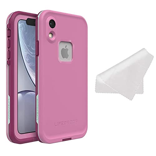 LifeProof FR Series Waterproof Case for iPhone XR Only  with Cleaning Cloth  NonRetail Packaging  Body Surf CementGargoyleHawaiian Ocean
