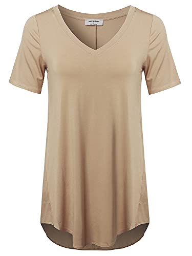 Women39s Basic Cotton Crew Neck Short Sleeve Top