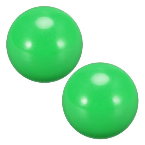 uxcell Joystick Ball Top Handle Rocker Round Head Arcade Fighting Game DIY Parts Replacement Green 2Pcs