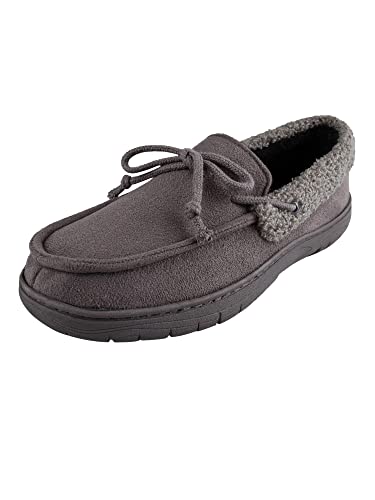 Hanes Men39s Textured Moccasin Slipper