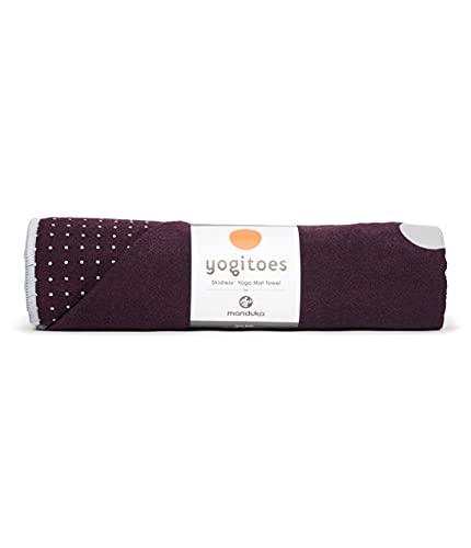 Yogitoes Yoga Mat Towel  Lightweight Quick Drying Microfiber Non Slip Skidless Technology Use in Hot Yoga Vinyasa and Power Various Sizes and Colors