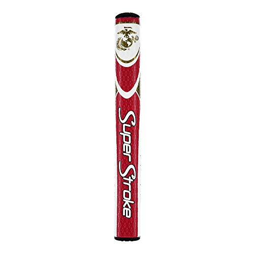 SuperStroke Military Golf Putter Grip Mid Slim 20  CrossTraction Surface Texture and Oversized Profile  Even Grip Pressure for a More Consistent Stroke  NonSlip Grip