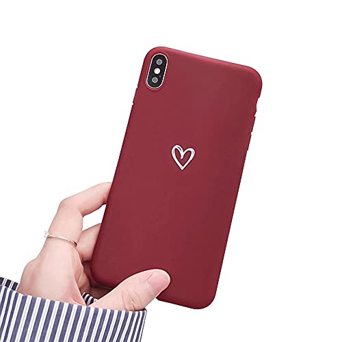 Ownest Compatible with iPhone X CaseiPhone Xs Case for Soft Liquid Silicone Gold Heart Pattern Slim Protective Shockproof Case for Women Girls for iPhone XXS CaseBlack