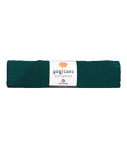 Yogitoes Yoga Mat Towel  Lightweight Quick Drying Microfiber Non Slip Skidless Technology Use in Hot Yoga Vinyasa and Power Various Sizes and Colors