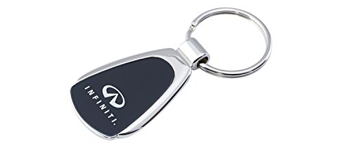 Black Infinity TearDrop Key Ring