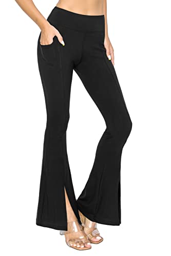 ALWAYS Women39s Palazzo Wide Pants High Waisted Premium Buttery Soft Lightweight Stretch Casual Flare Pants