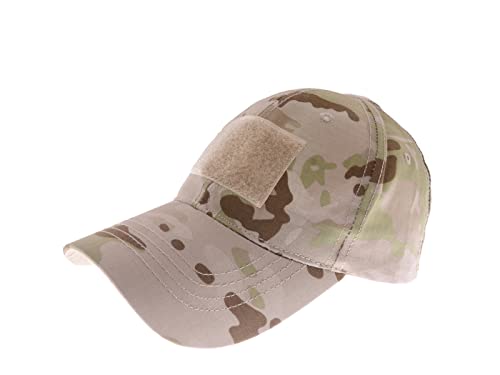 AnnaKaci Camouflage Baseball Cap Blank Velcro Adjustable Tactical Operator Hat