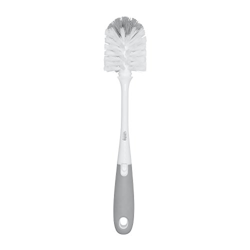 OXO Tot Bottle Brush with Nipple Cleaner Gray 1 Count Pack of 1