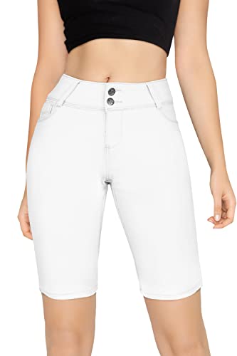 Women39s Butt Lift V2 Super Comfy Stretch Denim Bermuda