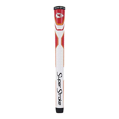 SuperStroke NFL Traxion Tour Golf Club Grip Kansas City Chiefs Standard  Improves Feedback and Tackiness