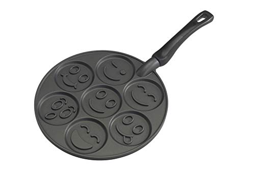 Black Autumn Leaves Pancake Skillet by Nordic Ware