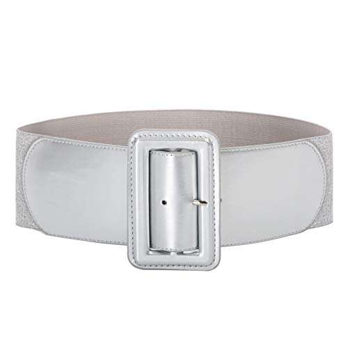 GRACE KARIN Women39s Stretchy Belt 1950s 3 Inch Wide Elastic Belts