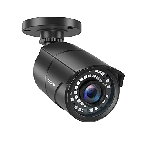 ZOSI 2MP HD 1080p 1920TVL Security Camera Outdoor Indoor Hybrid 4in1 HDCVITVIAHD960H Analog CVBS 36PCS LEDs120ft IR Night Vision105 View Angle Surveillance CCTV Bullet CameraBlack Color