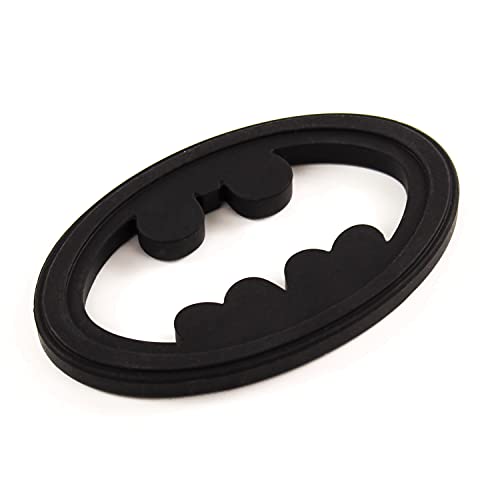 Bumkins Silicone Teether DC Comics Textured Soft Flexible Sensory Gum Soothing  Batman