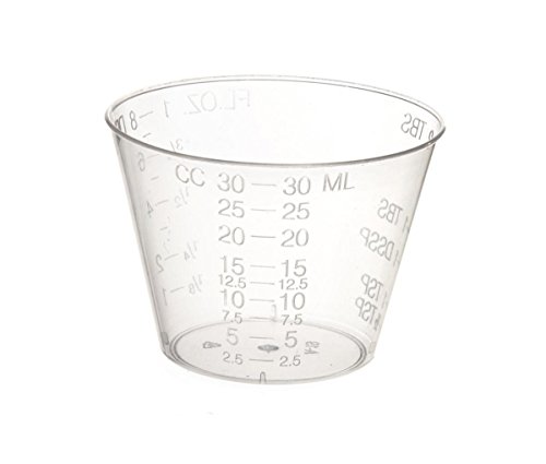 1 Oz Epoxy Resin Mixing Cups  1 Ounce Disposable Graduated Plastic 100 Cups