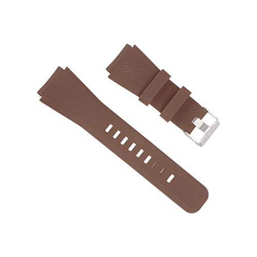 uxcell Rubber Watch Band Unique Design Replacement Silicone Watch Strap